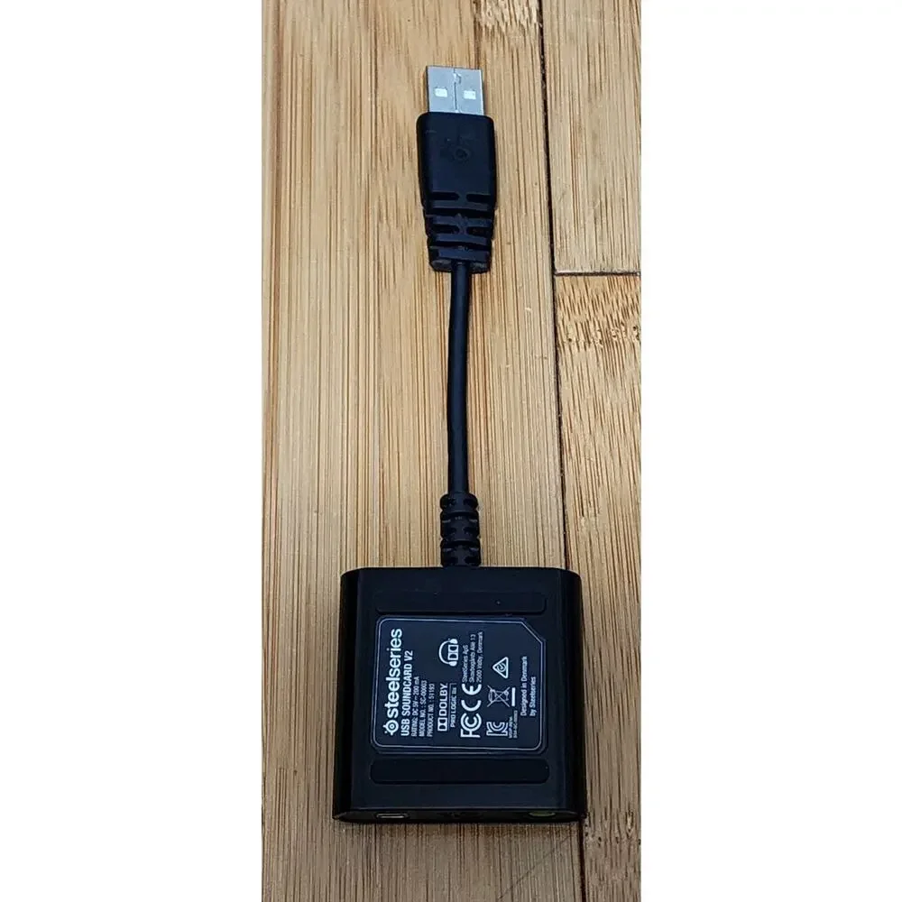 Steelseries USB Soundcard V2 Adapter 5V - 200 mA Model: SC-00003 STEELSERIESV2